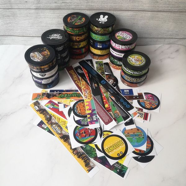 

25 flavor pressitin cans moonrock and pressitin 73.3*24mm cali pressitin tuna tin candry herbtin clear peel off lid black cover smell proof