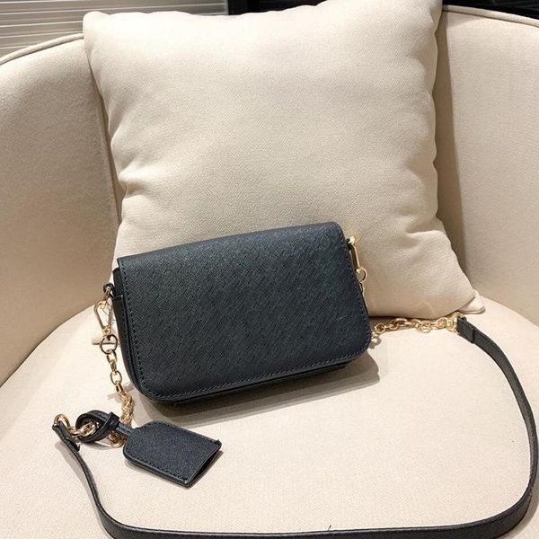 

plain bag leather handbags chain crossbody shoulder bags women flower printing handbags flap messenger brands bag