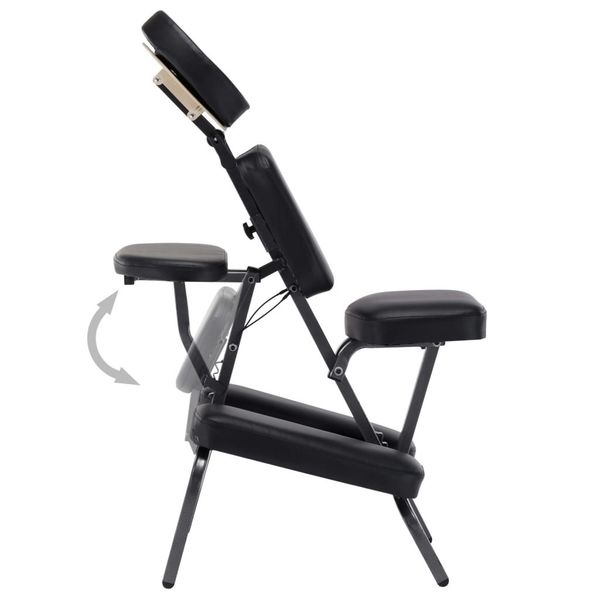 

black leatherette massage chair 122x81x48 cm pet supplies home garden