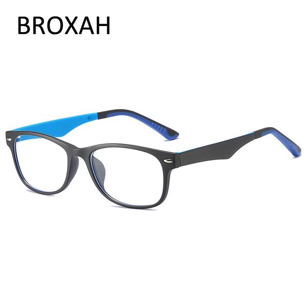 

mens glasses frame women plastic-steel frame eyeglasses uv400 optical men uv400 oculos, Black