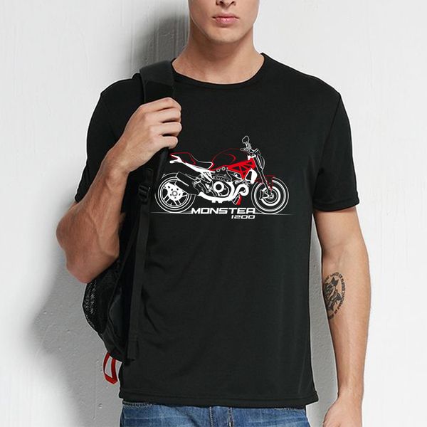 

kodaskin motorcycle style 100% cotton for 1200 casual short sleeve o-neck t shirt