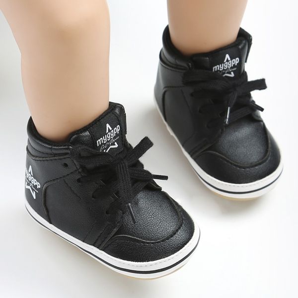 

brand new newborn baby boy girl soft sole crib shoes warm boots anti-slip sneaker pu breathable solid first walkers 0-18m