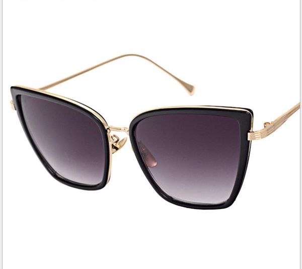 

european and american sunglasses, women, personality, sunglasses, men, wild street glasses, White;black