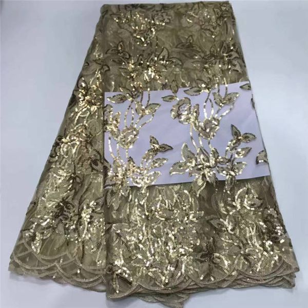 

golden wine nigerian cord lace fabric net mesh lace guipure party dress african lace fabric purple sequins, Black;white