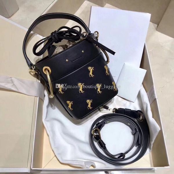 

drawstring bucket messenger сумки для женщин кожаные сумки лучшие бренды дизайнерские мини-сумки на плечо топ-ручка сумка лошадь вышитый меш