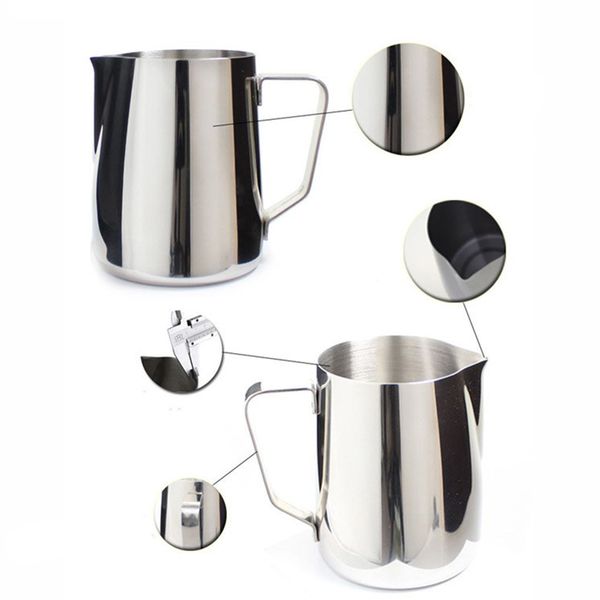 

home coffe maker coffee pot kitchen stainless steel frothing cold brew coffee pitcher barista craft coffee tea milk jug pitcher