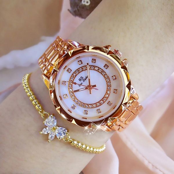 

montre watch women marcas famosas de lujo 2019 women watches fashion ladies watch relogio, Slivery;brown