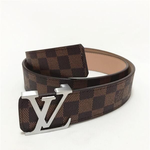 

fashionable formal designer belts luxury belts for mens brand leather belt casual sliver needle buckle width 3.8mm high quality, Black;brown