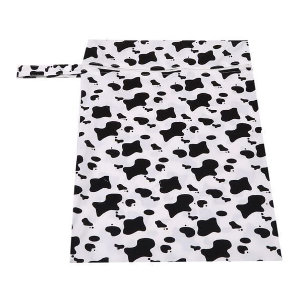 

baby care nappy changing diaper bags washable small reusable wet bag waterproof pul single pocket zipper stroller travel 29*39cm