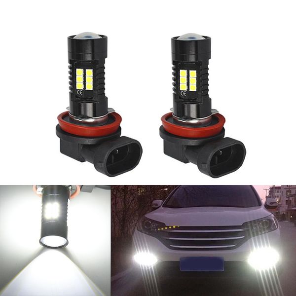 

dotaatdw 2x h11 h8 led car lights led bulbs drl fog light driving lamp for civic fit accord crider crv