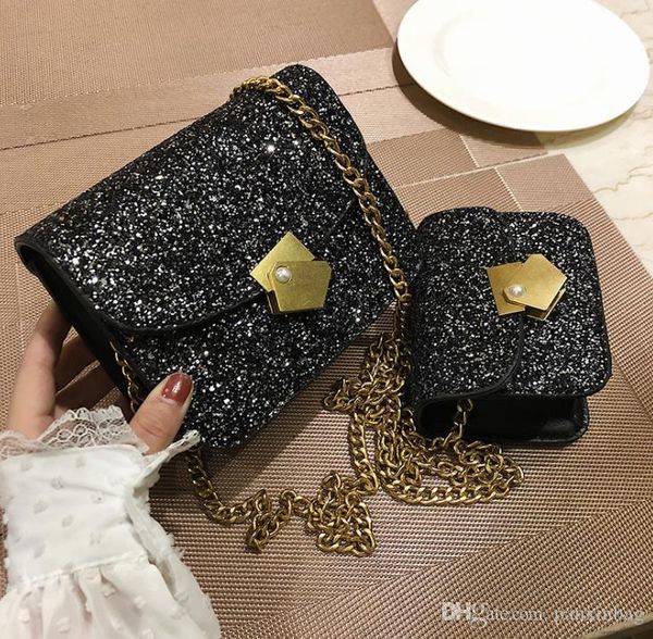 

ins small bag, brilliant women's bag 2019 new chao korean version baitao slant bag chain segment texture single shoulder bag