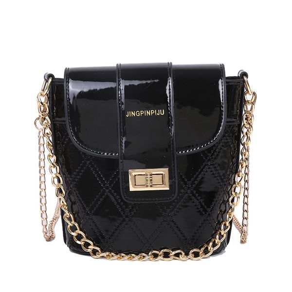 

small bag female bag new ladies 2020 spring fashion chain belt bucket simple wild strap shoulder messenger