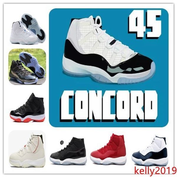 

with 11 11s concord 45 bred xi platinum tint basketball shoes gym red prom night win like 96 82 mens&womens sports sneakers 378037-100