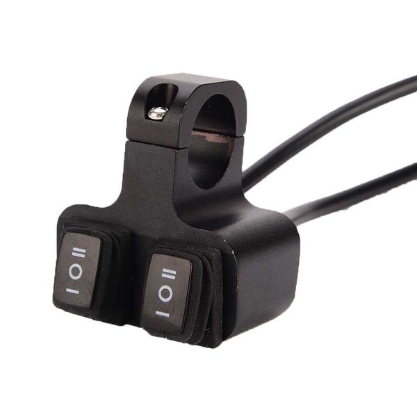 

waterproof 12v 16a cnc aluminum alloy motorcycle handlbar switch for bmw suzuki motorbike spotlight switches faucet accessory