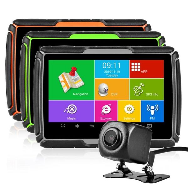 

fodsports android 4.4.2 motorcycle gps navigation 720p video recorder waterproof bluetooth gps navigator car motorbike cam dvr