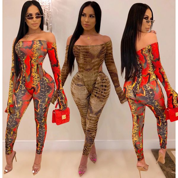 

women boat neck long flare sleeves print bodycon bodysuit + slim pants club party casual evening bodycon outfits women 2pc pants set, White