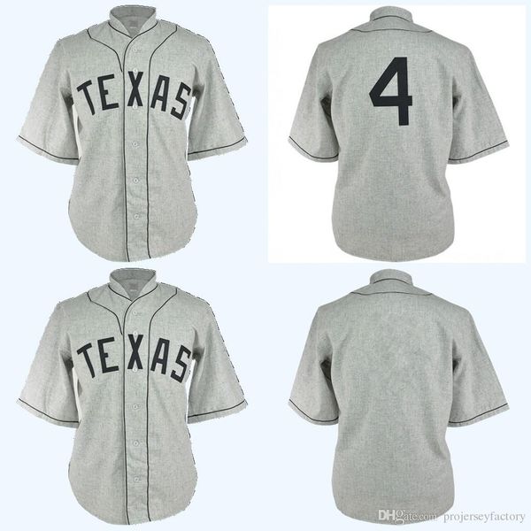 

Texas Black Spiders 1938 Road Jersey Vintage Cooperstown Baseball Jersey All Stitched Embroidery Logos For Mens Womens Youth Mix Order