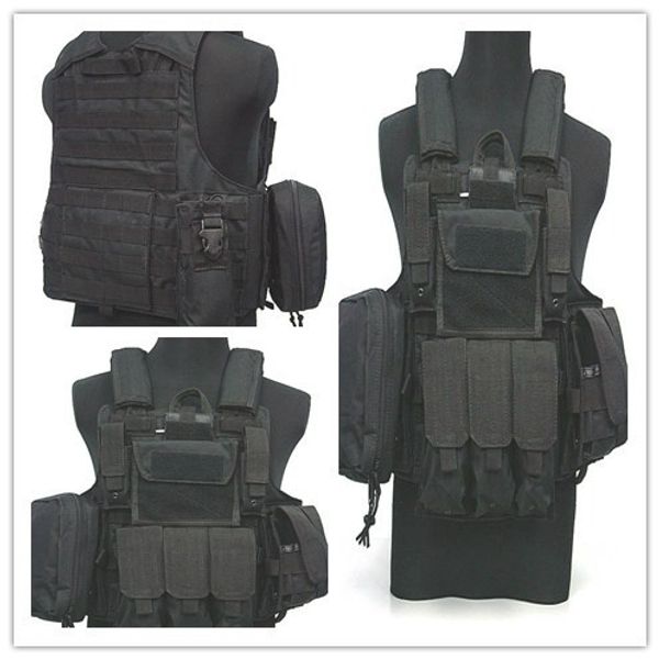 

1000d tactical annor vest molle combat strike plate carrier ciras vest black, Gray;blue