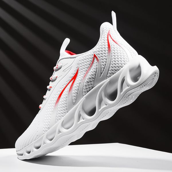 

men sneakers breathable casual shoes lightweight shoe walking zapatillas outdoor mesh flats trainers comfortable footwear plus, Black