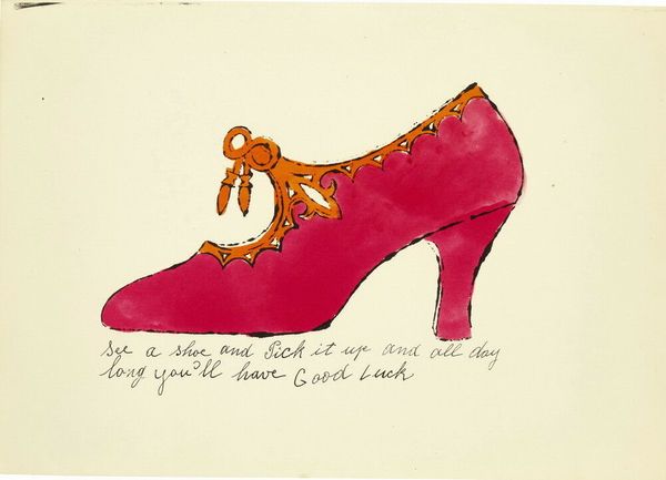 

Andy Warhol Shoe design Home Decor Handpainted &HD Print Oil Painting On Canvas Wall Art Canvas Pictures 191111