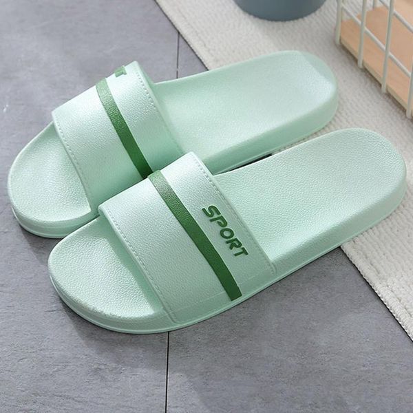 

sagace shoes woman men's summer fashion trend indoor outdoor flip flops non-slip flat with beach slippers women summer 2020apr1, Black