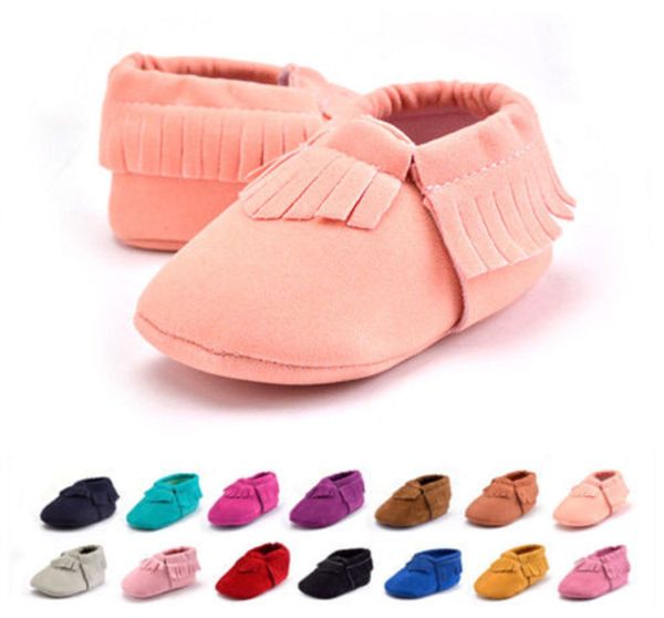 

Pudcoco Baby Soft Sole Matte Tassel Shoes Infant Boy Girl Toddler Moccasin 0-18months