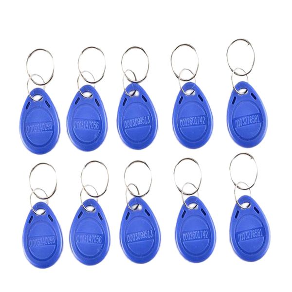 

100pcs classic 125khz/13.56mhz rfid keyfob tag for control access