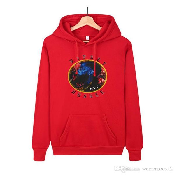 

nipsey hussle 3d print sweatshirts fashion designer autumn winter hoodies loose sleeve couple clothing o neck pullover casual apparel, Black