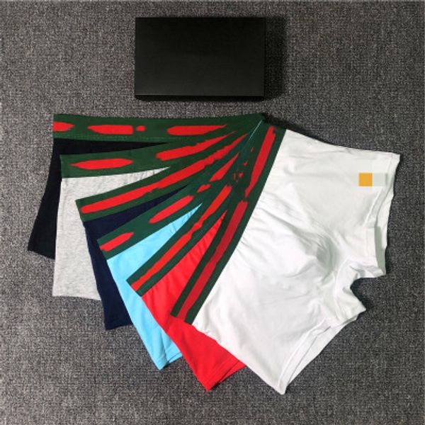 

fashion mens designer boxers with letter g printed new men brand underwear with box casual c0py underpants 6 colors size -2xl yf204155, Black;white