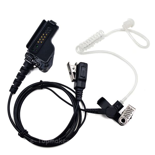 Security Radio Headset Earpiece PTT for Motorola XTS5000 USA NEW Blk Acoustic