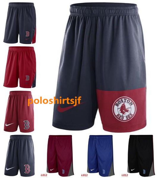 

men boston style red sox black and blue franchise performance shorts, Blue;black