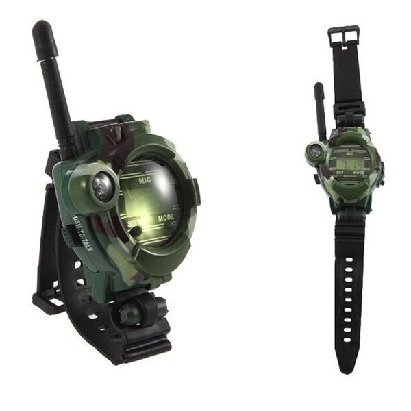 

2 шт семейные игры детские игрушки walkie talkie дети часы стиль открытый interphone подарки игрушки камуфляж военно-полевой