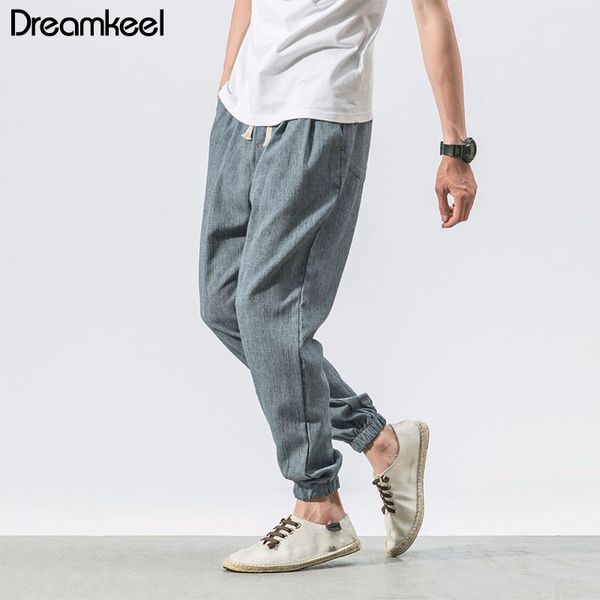 

casual harem pants men jogger pants men fitness trousers male chinese traditional harajuku 2019 summer clothe hip hop y, Black
