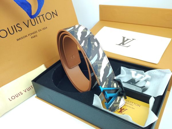 

sell like cakes in 2020 men and women belt 8 choose belt men luxury designer brand 1g louvis 1g bel, Blue;gray
