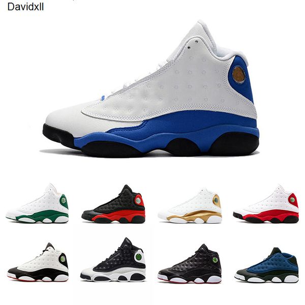 

new 13 13s mens basketball shoes 3m gs hyper royal italy blue bordeaux flints chicago bred dmp wheat black cat sports sneakers shoes