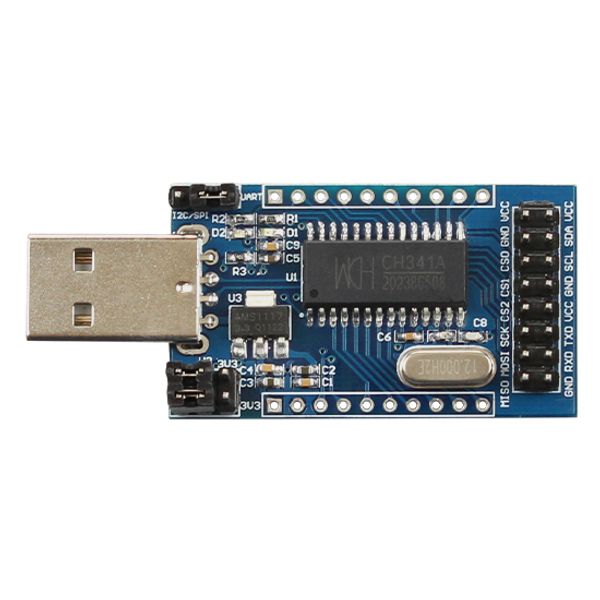 

ch341a module usb to uart iic spil isp epp/mem parallel port converter