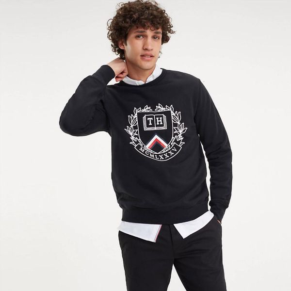 

2020 tide brand sweater male lovers dress, Black