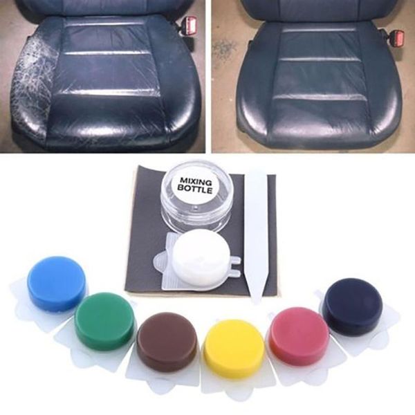 

sofas leather repair tool kit no heat liquid car seat hole rips burns
