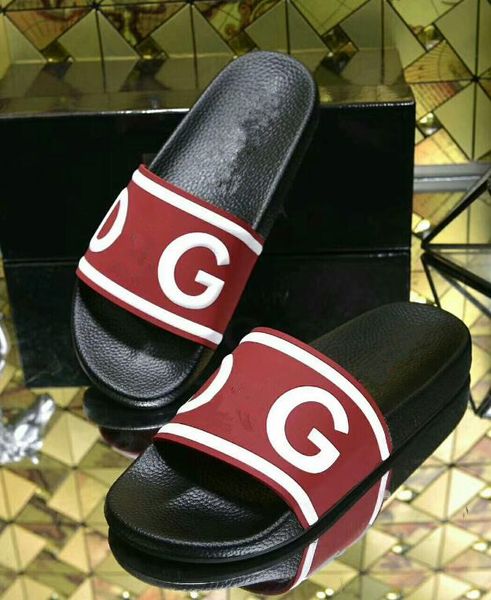 

rubber slide sandal floral brocade men slipper gear bottoms flip flops women striped beach causal slipper us6-12 067, Black