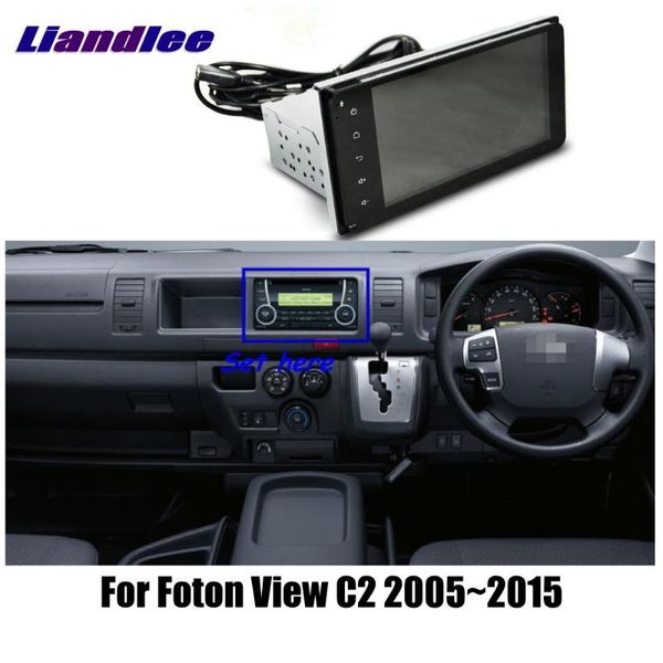 

7" car android hd touch screen for foton view c2 2005~2020 gps navi cd dvd radio tv andriod system