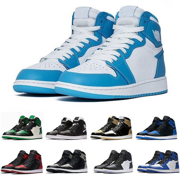 

1s fashion high navy blue women mens basketball shoes purple chicago og 1game royal trainers backboard sports men designer shoes size 13