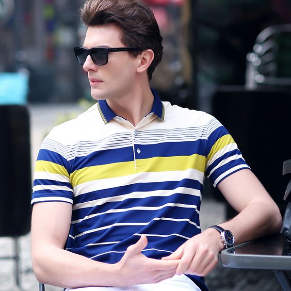 

mens short sleeve shirt male summer cotton slim lapel stripes shirt casual plus size basic fitness clothing, White;black