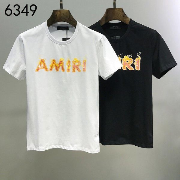 

2020 summer new t-shirts for men and women short sleeve t-shirt blouses charming individuality leisure novelty, White