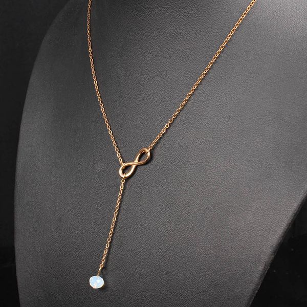 

fashion simple europe and america women's big brand necklace with numbers 8 beads pendant spring selling new style, Silver