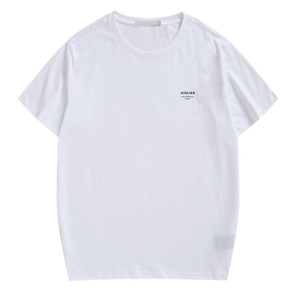 

20ss new arrival designer men women t-shirts tees short sleeve mens clothes solid color brand shirt with letters s-xl, White;black