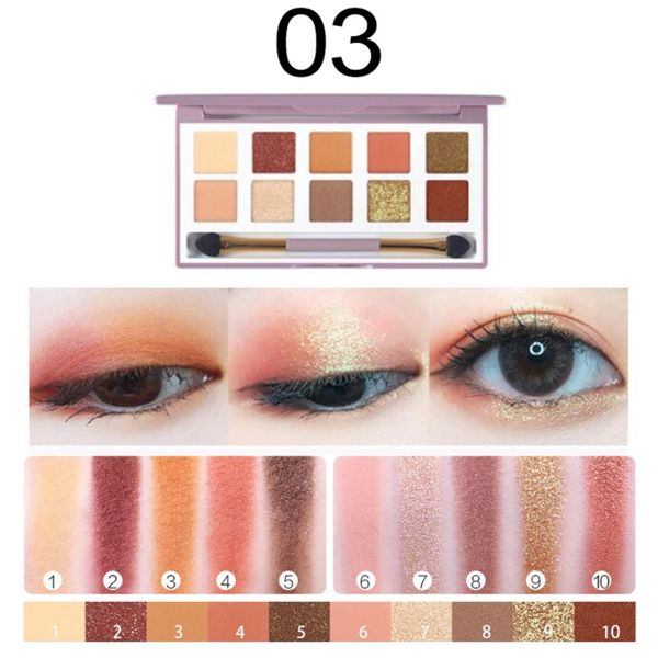 

eyeshadow palette non-dizzy dying waterproof eye glitter matte shadow powder