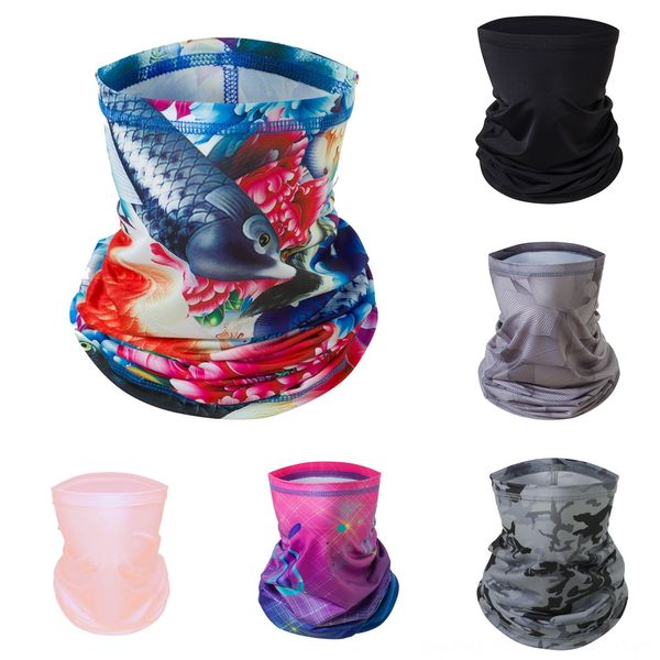 

khmam анти-уф магия шарф бандана бег велосипед спорт езды маска покрытие маска головные уборы велоспорт рыбная ловля scarfsilk, Black