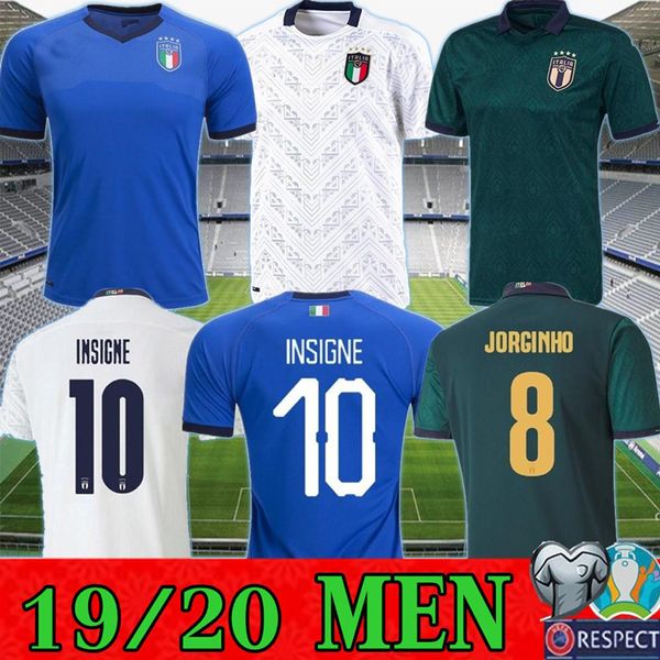 

2020 italia italy jersey mens kids home away third italy soccer jerseys insigne jorginho 20 21 maillot italie men football shirt, Black;yellow