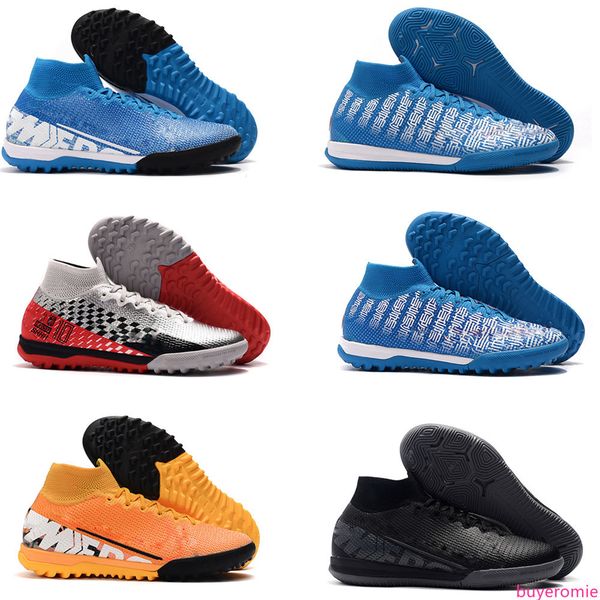 

2020 mercurial superfly 7 vii 360 elite tf ic indoor turf cr7 ronaldo neymar njr men soccer shoes higt football boots cleats size6.5-11