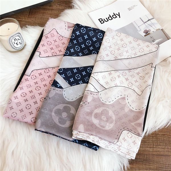 

classic shiny gold and silver thread silk scarves scarf fashion women scarf soft shiny scarf shawl men women classic silk scarves 180:90cm, Blue;gray